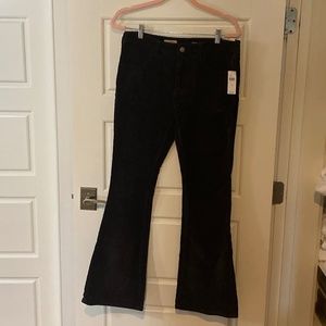 The Icon Low-Rise Corduroy Chop Pocket Flare Jeans by Pilcro (NWT)